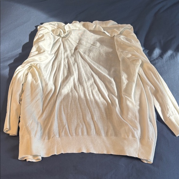 Talbots Ruffle Cardigan - Picture 3 of 3